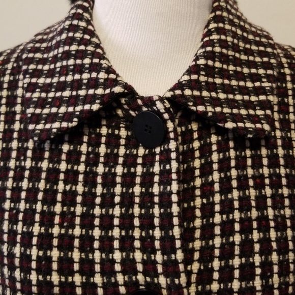 Charles Gray Wool & Faux Fur Long Coat XL - Picture 4 of 5